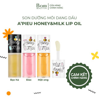  Son Dưỡng Môi Dạng Dầu A'Pieu Honey & Milk Lip Oil 5g 