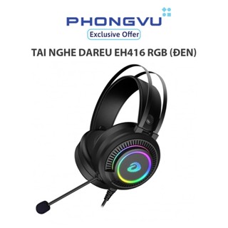 Tai nghe DareU EH416 RGB (Đen) - Bảo hành 12 tháng