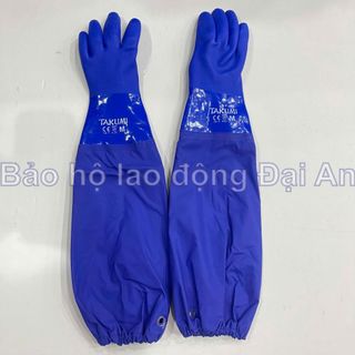 Găng tay chống dầu takumi pvc 600l- takumi pvc600x- hàng sẵn