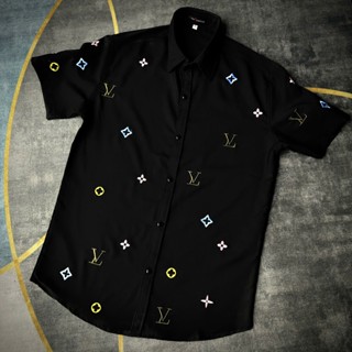 Áo sơ mi nam boy phố ngắn tay phối viền vai phong cách thời trang fomr đep mẫu HOT BOUTIQUE_MENSWEAR