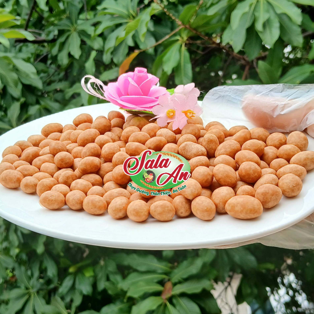 ĐẬU PHỘNG DA CÁ CỐT DỪA (Loại A) Sala An - Thơm Ngon Giòn Bùi - 250gr+500gr - 04x18x26cm+04x22x30cm
