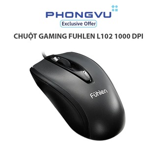  Chuột gaming Fuhlen L102 1000 DPI - Bảo hành 24 tháng 