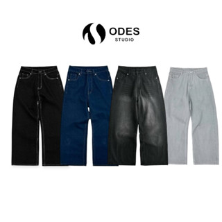Quần jeans ống suông nam nữ