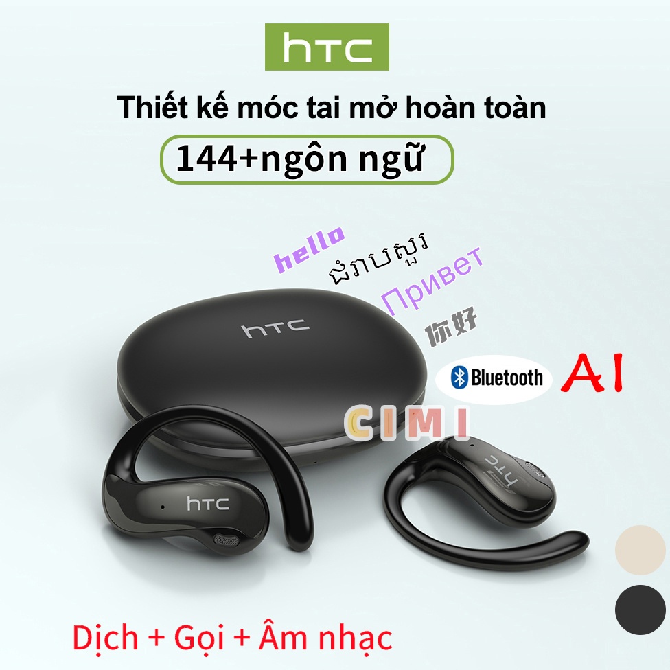 HTC NE19 Tai Nghe Phiên Dịch tai nghe bluetooth 6.0 Tai nghe không dây âm thanh nổi HiFi Al Tai nghe không dây dịch | BigBuy360 - bigbuy360.vn