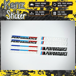 Tem Logo Chữ P E R F O R M A N C E In UV Lột Seal Nổi Bật