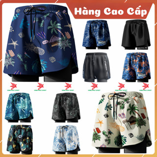 Quần Bơi Nam 2 Lớp YLike Chống Thấm Nước, Quần Đùi Nam Chơi Tennis, Bóng Rổ, Tập Gym, Chạy Bộ