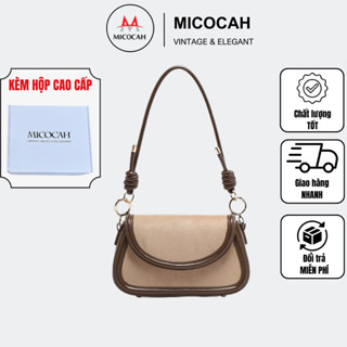 Túi MICOCAH + Hộp Quà (Túi Xách Nữ Kẹp Nách Đeo Vai Đeo Chéo MICOCAH Dáng Công Sở Thời Trang MC75)