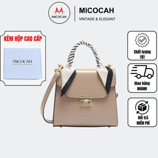 Túi MICOCAH + Hộp Quà (Túi Xách Nữ Đeo Chéo Chính Hãng MICOCAH Dáng Công Sở Chất Da Cao Cấp MC79)