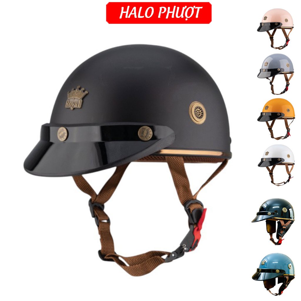 Mũ Bảo Hiểm Royal M379 Có Lưỡi Trai