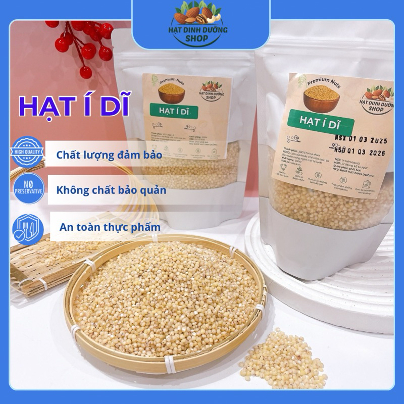 500Gr Hạt Ý Dĩ Nguyên Chất