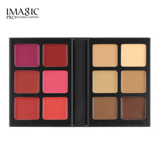 Bảng kem nền & má hồng IMAGIC PRO 2 trong 1 – Che khuyết điểm, tạo khối, má hồng dạng kem đa năng