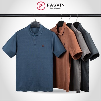 Áo Polo thể thao nam Fasvin PL23588.HN chất vải thun cao cấp thoáng mát bền đẹp.