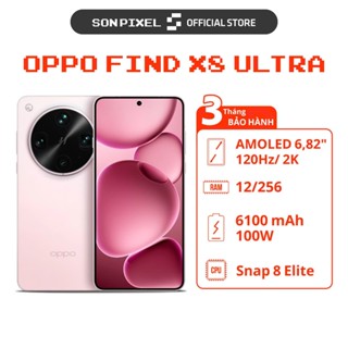 Điện Thoại OPPO Find X8 Ultra, Chip Snapdragon 8 Elite, Pin 6100 mAh, Ram 12/256GB. SonPixel