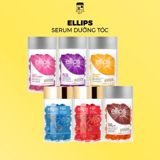  Serum Dưỡng Tóc Ellips Hair Vitamin Giúp Tóc Chắc Khỏe Óng Mượt Phục Hồi Hư Tổn  50 viên 30 viên  