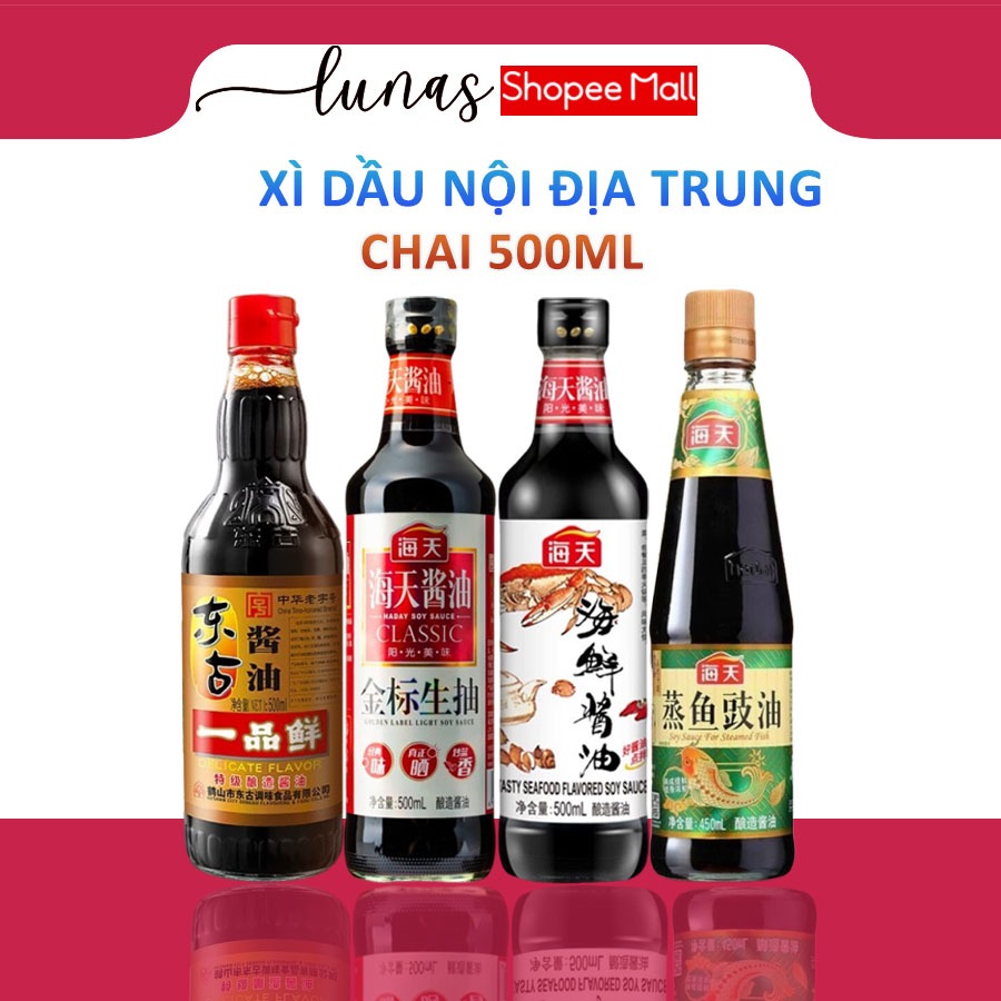Xì Dầu Càng Cua Nhất Phẩm Tiên, XÌ DẦU HẢI THIÊN CHAI 500ml - Nước Tương Hảo Hạng, Ướp Thịt Kho Đậm Đà, Chấm Cực Ngon