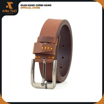 Thắt lưng da bò sáp MWK4-08 | Anh Tho Leather