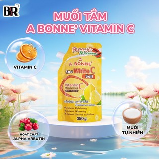 [MUA 6 TẶNG QUÀ] Muối Tắm Spa Tẩy Tế Bào Chết Trắng Da Mờ Thâm A Bonne' Dạng Gói Có Vòi 350g