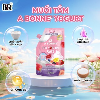 [MUA 6 TẶNG QUÀ] Muối Tắm Spa Tẩy Tế Bào Chết Trắng Da Mờ Thâm A Bonne' Dạng Gói Có Vòi 350g