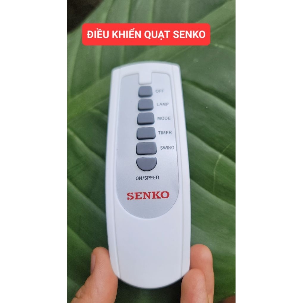 REMOTE ĐIỀU KHIỂN QUẠT SENKO DR1608, TR1428, TR1628, TR828
