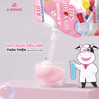 [MUA 6 TẶNG QUÀ] Muối Tắm Spa Tẩy Tế Bào Chết Trắng Da Mờ Thâm A Bonne' Dạng Gói Có Vòi 350g