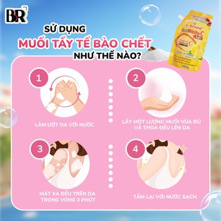 [MUA 6 TẶNG QUÀ] Muối Tắm Spa Tẩy Tế Bào Chết Trắng Da Mờ Thâm A Bonne' Dạng Gói Có Vòi 350g