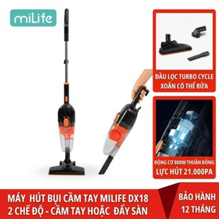 Máy Hút Bụi Cầm Tay miLife DX18 công suất 800w với lực hút khỏe 21.000Pa / Bảo hành 12 tháng