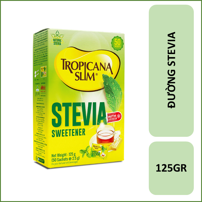 Đường ăn kiêng Tropicana Slim Stevia 125g
