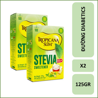  Combo-2  Đường Ăn Kiêng TropicanaSlim Stevia  125g  