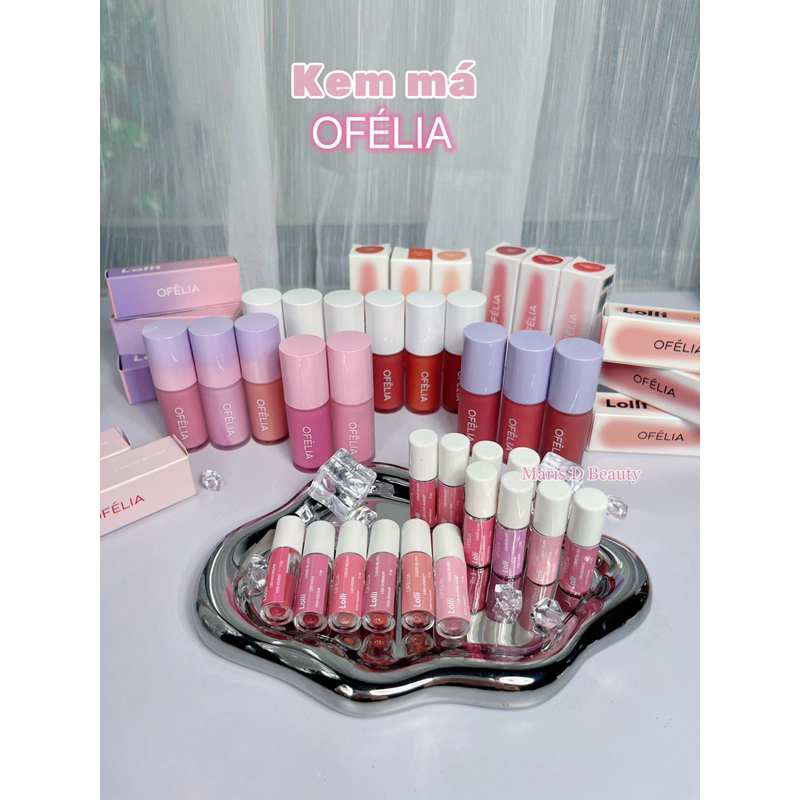 Má hồng dạng kem Ofélia Lolli Liquid Blush