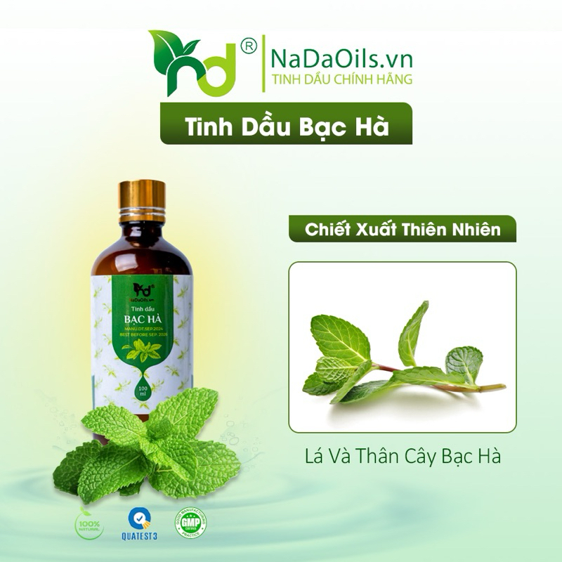 Tinh Dầu Thiên Nhiên Bạc Hà_NADA OILS