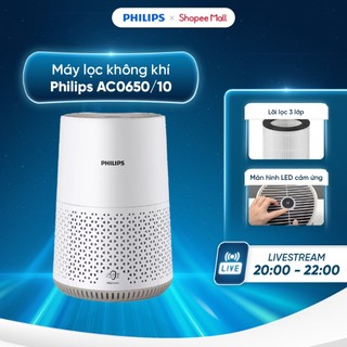  Máy lọc không khí Philips AC0650 10 - NanoProtect HEPA lọc đến bụi 0.003 μm - Phạm vi lọc hiệu quả 44m2 