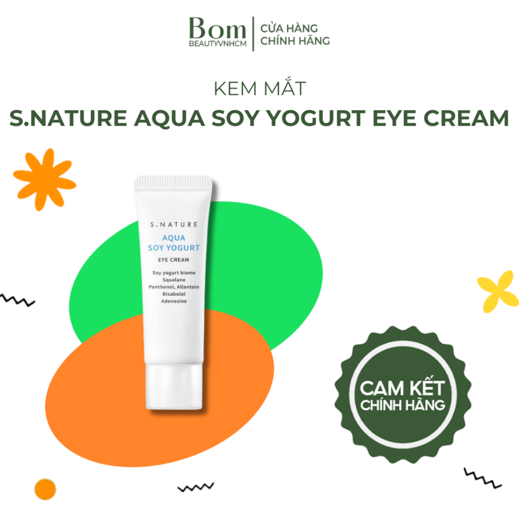 Kem Mắt S.Nature Aqua Soy Yogurt Eye Cream 25g (08/2027)