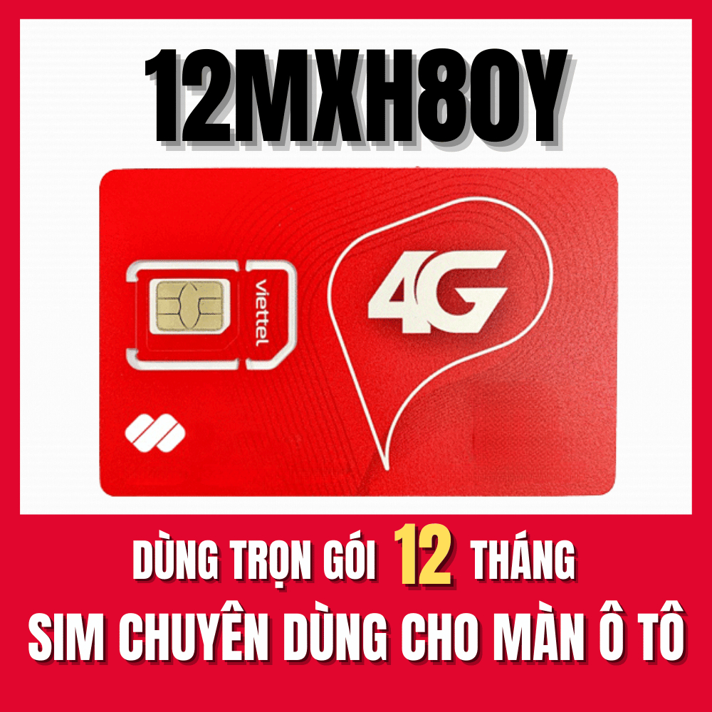 [ FULL DATA ] SIM 4G VIETTEL TỶ GB 6MXH80Y 12MXH80Y MIỄN PHÍ 12 THÁNG KHÔNG CẦN NẠP