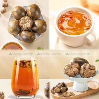 5 qủa la hán, la hán quả to, già, chắc, vị ngọt tự nhiên, nguyên liệu nấu trà thanh nhiệt, giải khát