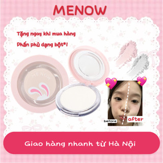 Phấn Phủ nén kiềm dầu, chống nước,che phủ hoàn hảo MENOW Rabbit Compact Powder 8.5g