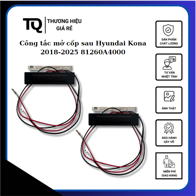 Công tắc mở cốp sau Hyundai Kona 2018-2025 81260A4000