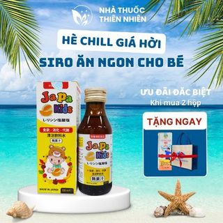  Siro Ăn Ngon Cho Bé Japa Kids Chính Hãng - Kích Thích Bé Ăn Ngon Tăng Cân Cao Lớn Vượt Trội 