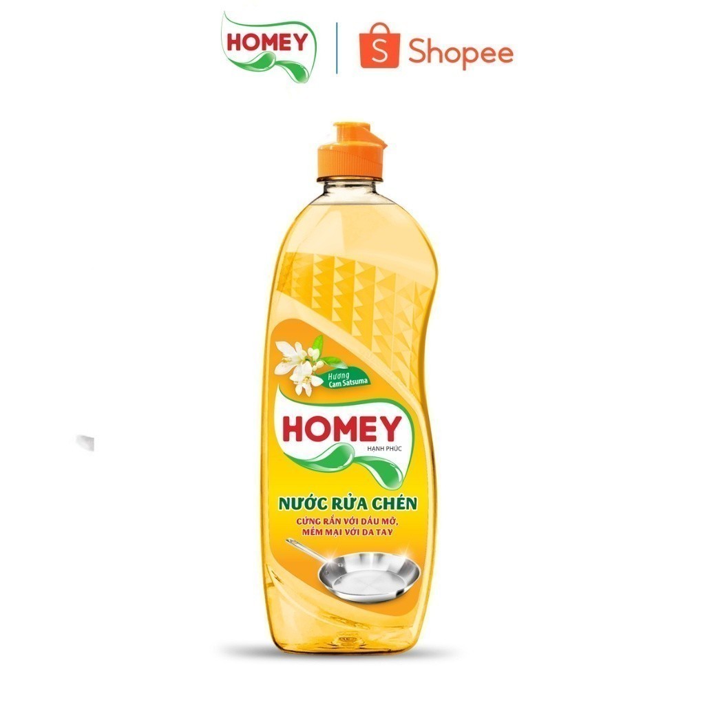 Nước rửa chén Homey hương Cam Satsuma Chai 750g