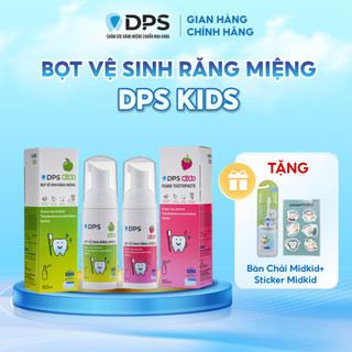 Bọt Tập Đánh Răng Cho Bé DPS KIDS Hữu Cơ Vị Hoa Quả Từ 1 Tuổi, An Toàn Vệ Sinh Răng Miệng