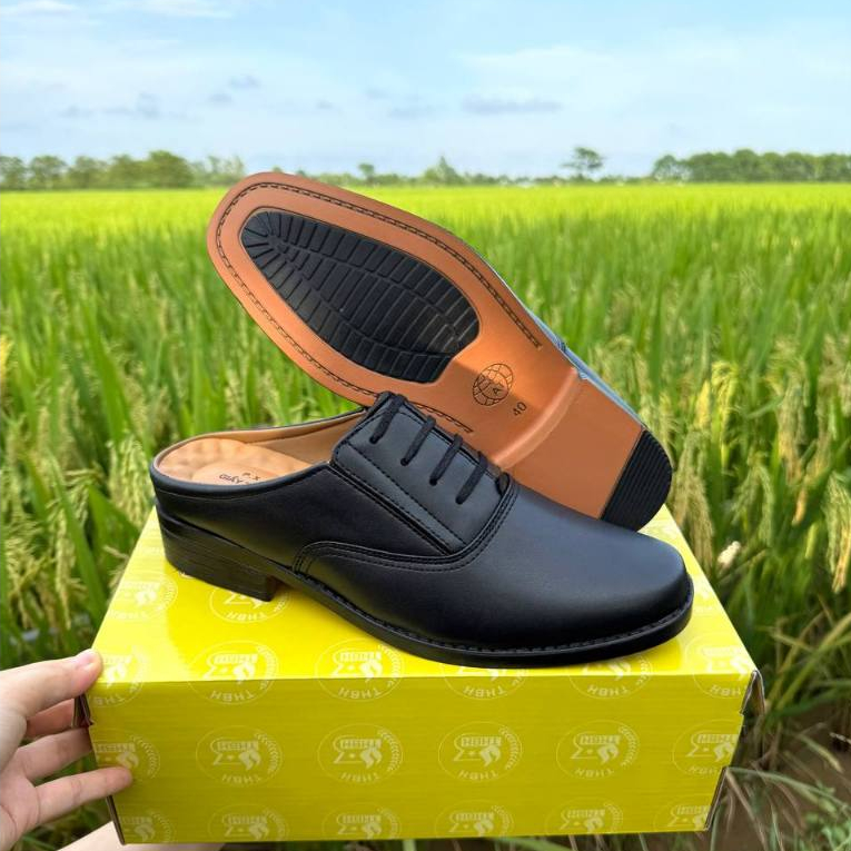 Sục Đế Vàng, Sục Nam Da Bò Cao Cấp,Bảo Hành 12 Tháng, Tặng kèm 1 đôi tất và 1 đôi lót quế