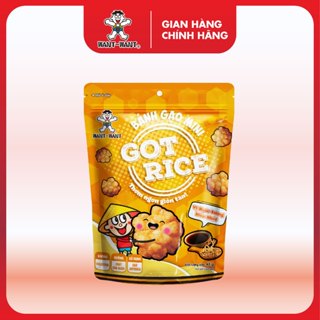  Snack Gạo Mini Got Rice Want Want Vị Nước Tương Kiểu Nhật Gói 65g Giòn Ngon Túi Zip Tiện Lợi 