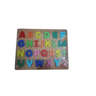 Bảng chữ cái in nổi bằng gỗ cho bé(26 chữ cái)