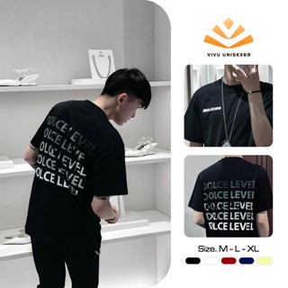 Áo thun Dolce Lever Tráng Gương phong cách đường phố lên đồ cực chất, Áo Phông Unisex Nam Nữ