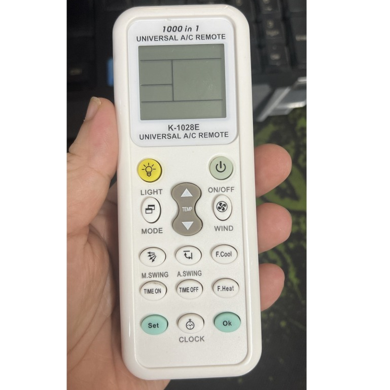 [PHẢI CÀI ĐẶT] Remote máy lạnh điều khiển điều hòa đa năng K-1028E - Điều Hòa Đa Năng Moodel 1028e