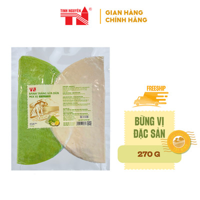 Bánh Tráng Sữa Dừa Mix Vị Tinh Nguyên (270g)