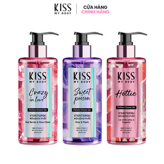 Sữa Tắm Toàn Thân Hương Nước Hoa Kiss My Body 380ml - Hương Sweet Poison, Hottie, Crazy In Love