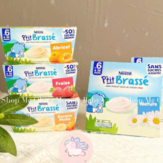 [HÀNG AIR] Sữa chua Nestle Pháp trái cây, sữa chua không đường cho bé từ 6 tháng tuổi, bổ sung gấp 5 lần trái cây