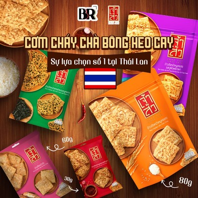 [QUÀ TẶNG] Cơm Cháy Chà Bông Chaosua Thái Lan Siêu Giòn Đủ Vị