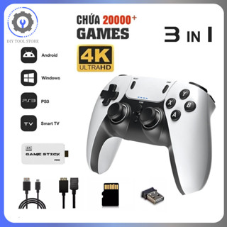 Máy chơi Game Stick 4K M15 Mini TV Gia Đình Máy Chơi Game Không Dây HDMI 20.000 Trò Chơi Cổ Điển