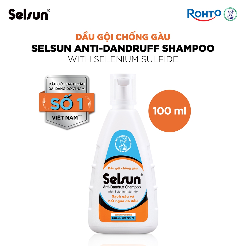  Dầu gội Selsun chống gàu sạch gàu & hết ngứa da đầu Selsun Anti-Dandruff Shampoo 100ml 